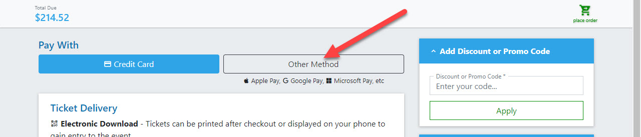 Apple Pay, Google Pay, Microsoft Pay, etc